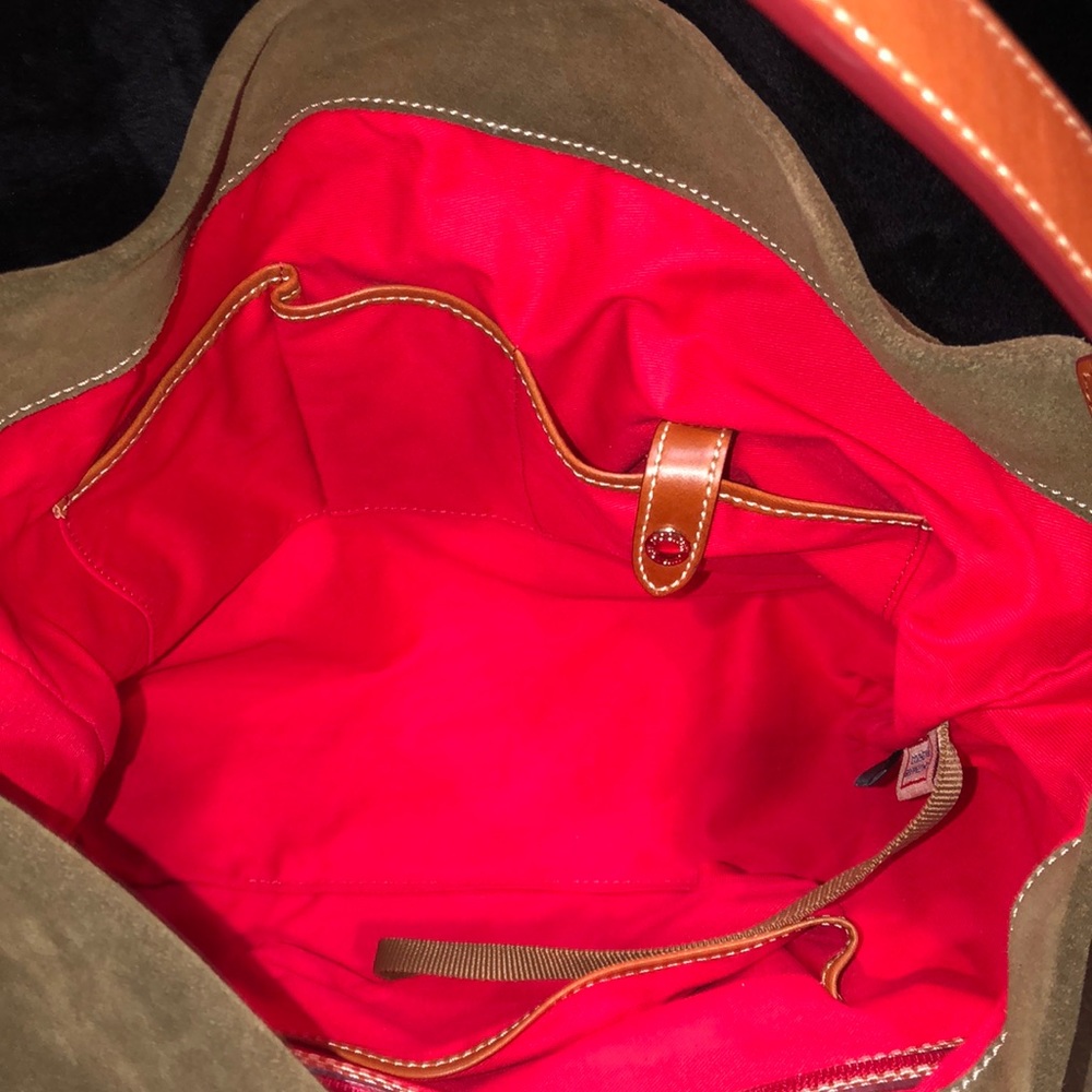 Dooney & Bourke Olive and Tan Hobo Bag Set - Picture 11 of 16